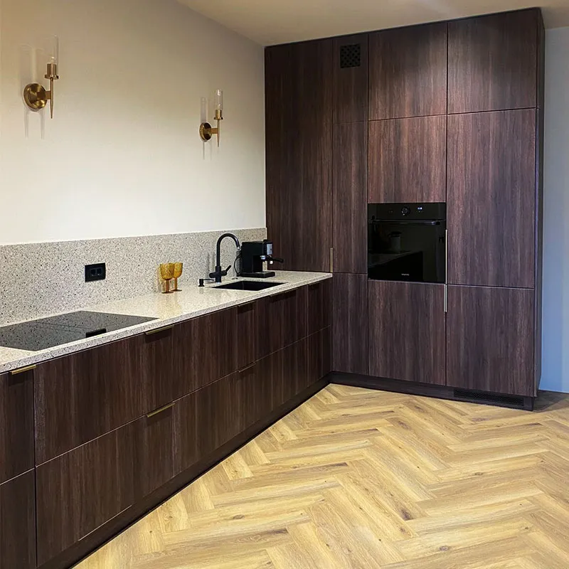 Mobilă bucătărie la comandă Wooden story, MDF înfoliat mat, București